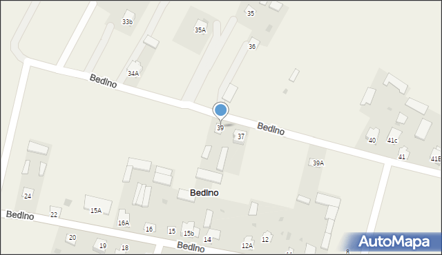 Bedlno, Bedlno, 39, mapa Bedlno