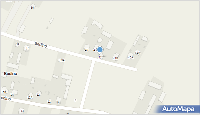 Bedlno, Bedlno, 41, mapa Bedlno