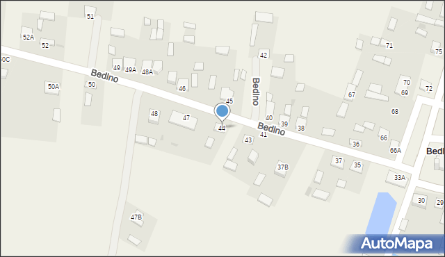 Bedlno, Bedlno, 44, mapa Bedlno