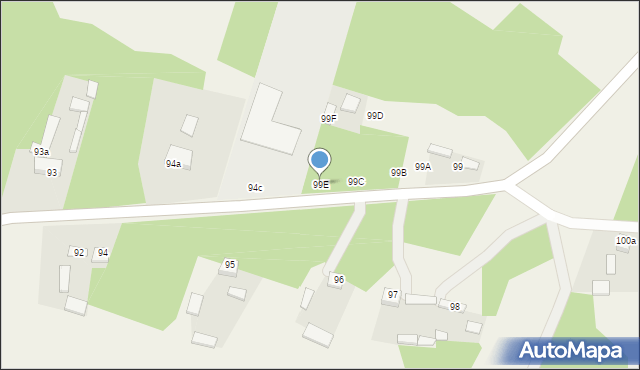 Bedlno, Bedlno, 99E, mapa Bedlno