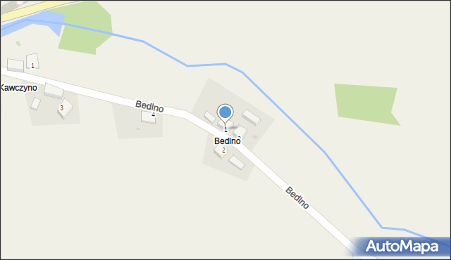 Bedlno, Bedlno, 1, mapa Bedlno