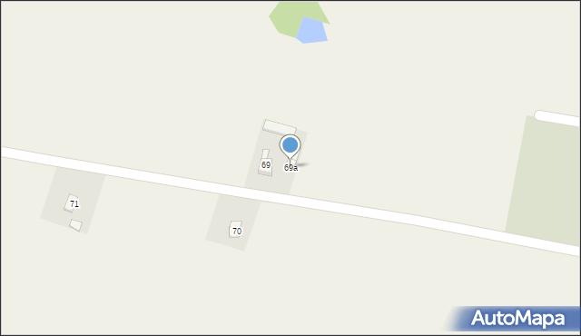 Bedlno, Bedlno, 69a, mapa Bedlno