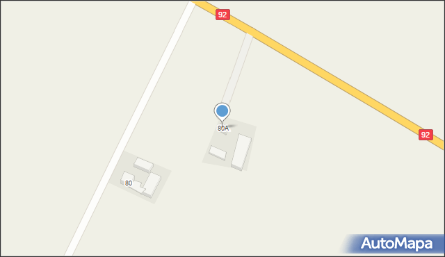 Bedlno, Bedlno, 80A, mapa Bedlno