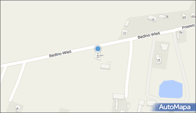 Bedlno-Wieś, Bedlno-Wieś, 21, mapa Bedlno-Wieś