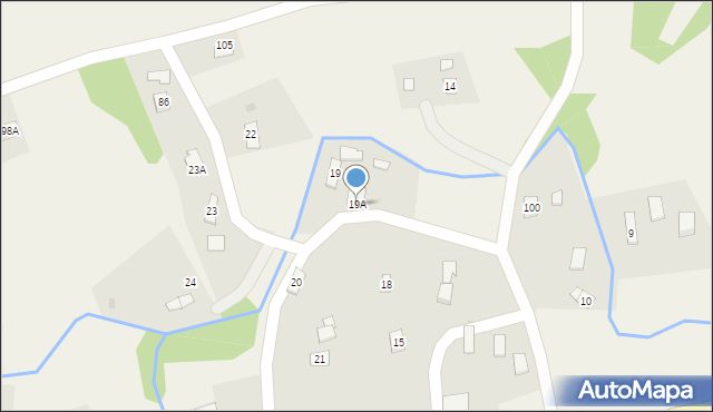 Bednarka, Bednarka, 19A, mapa Bednarka