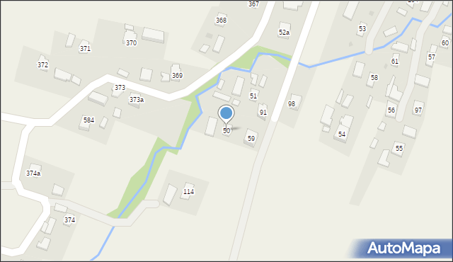 Bednarka, Bednarka, 50, mapa Bednarka