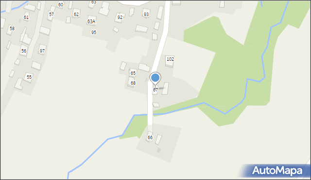 Bednarka, Bednarka, 67, mapa Bednarka