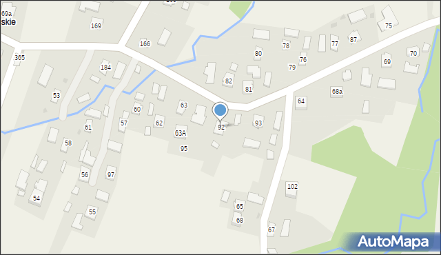 Bednarka, Bednarka, 92, mapa Bednarka