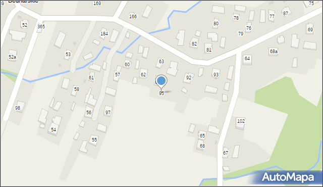 Bednarka, Bednarka, 95, mapa Bednarka