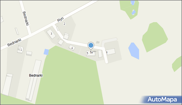 Bednarki, Bednarki, 5a, mapa Bednarki