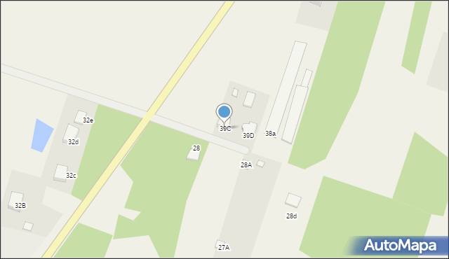 Bednary, Bednary, 39C, mapa Bednary