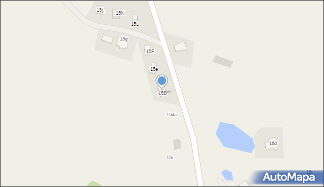 Będomin, Będomin, 15D, mapa Będomin