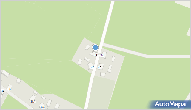 Będów, Będów, 43, mapa Będów