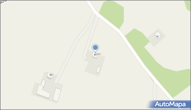 Będziechów, Będziechów, 67, mapa Będziechów