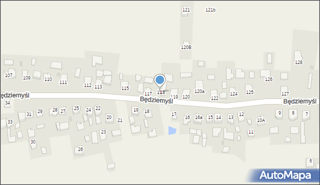 Będziemyśl, Będziemyśl, 118, mapa Będziemyśl