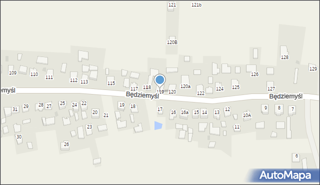 Będziemyśl, Będziemyśl, 119, mapa Będziemyśl