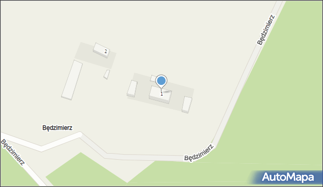 Będzimierz, Będzimierz, 1, mapa Będzimierz