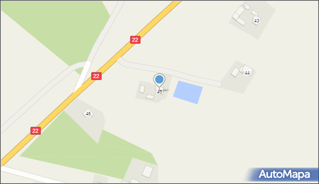 Będźmierowice, Będźmierowice, 45, mapa Będźmierowice