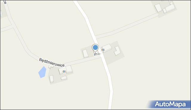 Będźmierowice, Będźmierowice, 67, mapa Będźmierowice