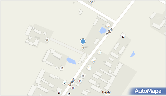 Bejdy, Bejdy, 9, mapa Bejdy
