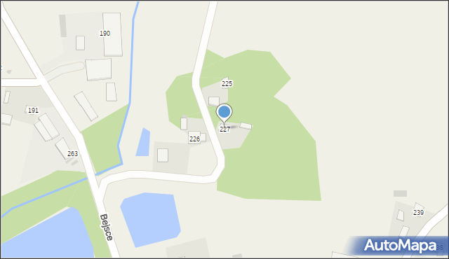 Bejsce, Bejsce, 227, mapa Bejsce