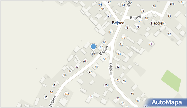Bejsce, Bejsce, 66, mapa Bejsce