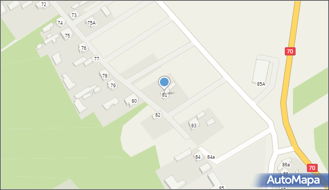 Bełchów, Bełchów, 81, mapa Bełchów