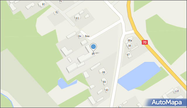 Bełchów, Bełchów, 85, mapa Bełchów