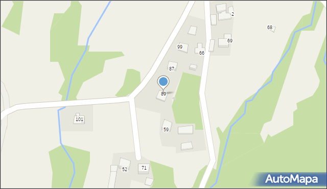 Bełdno, Bełdno, 89, mapa Bełdno