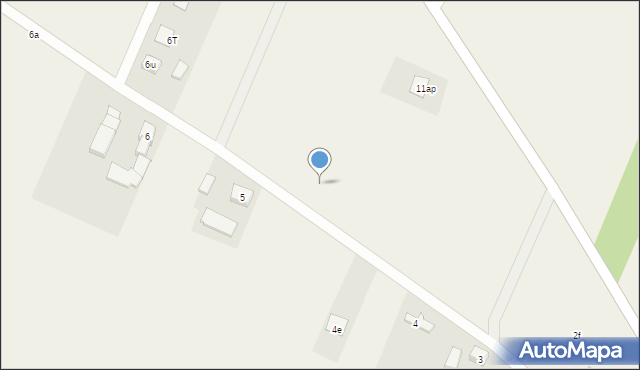 Bełdów, Bełdów, 11aw, mapa Bełdów