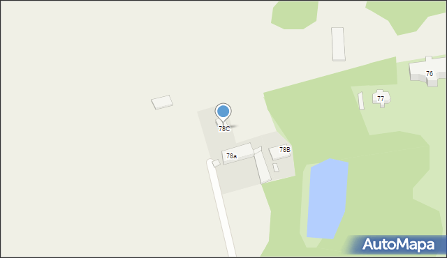 Belęcin, Belęcin, 78C, mapa Belęcin