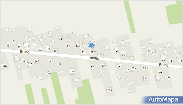 Belno, Belno, 31, mapa Belno