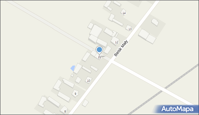 Belsk Mały, Belsk Mały, 11, mapa Belsk Mały