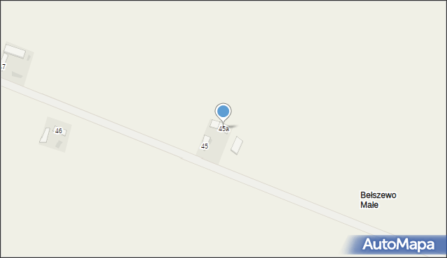 Bełszewo, Bełszewo, 45a, mapa Bełszewo