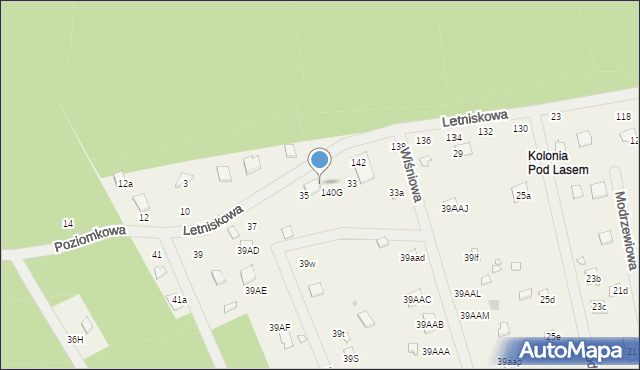 Beniaminów, Beniaminów, 146, mapa Beniaminów