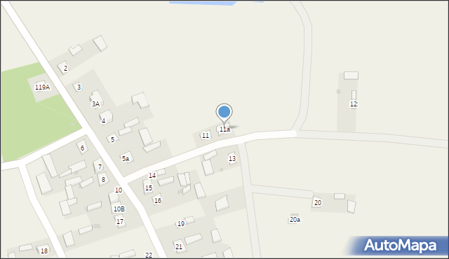 Berejów, Berejów, 11a, mapa Berejów