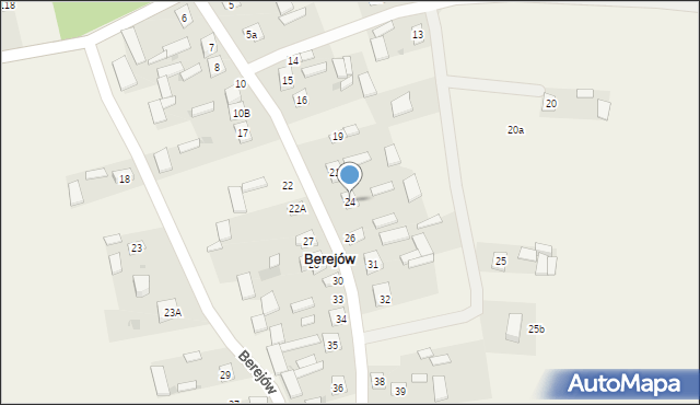 Berejów, Berejów, 24, mapa Berejów