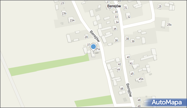 Berejów, Berejów, 37B, mapa Berejów