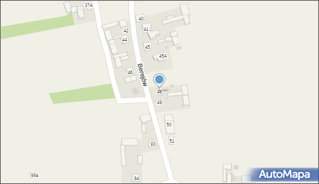 Berejów, Berejów, 48, mapa Berejów