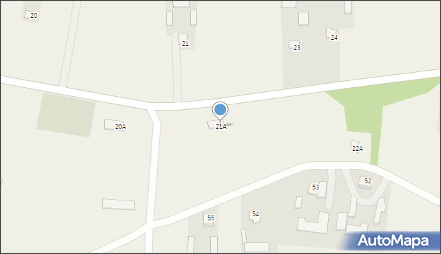 Bereść, Bereść, 21A, mapa Bereść