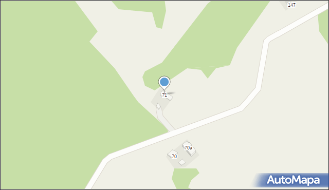 Berest, Berest, 71, mapa Berest