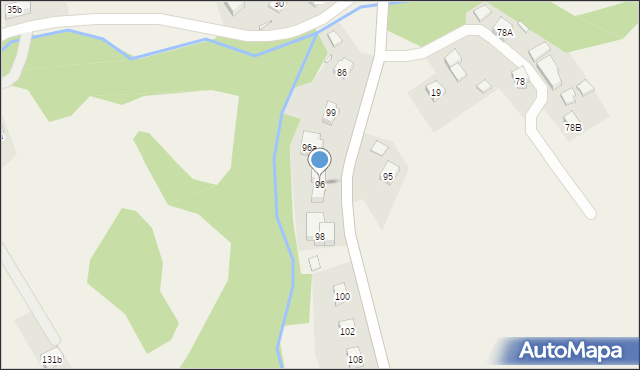 Berest, Berest, 96, mapa Berest
