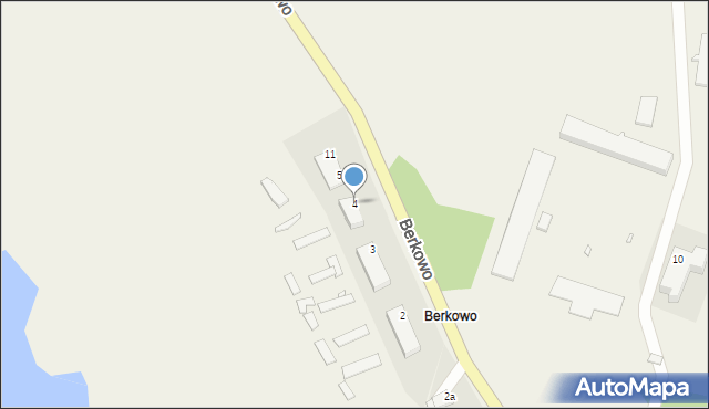 Berkowo, Berkowo, 4, mapa Berkowo