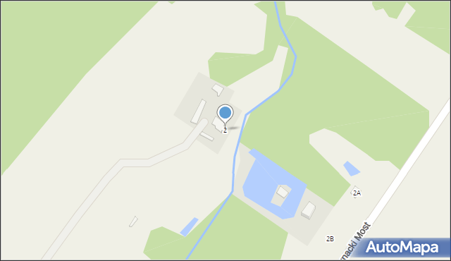 Bernacki Most, Bernacki Most, 2, mapa Bernacki Most
