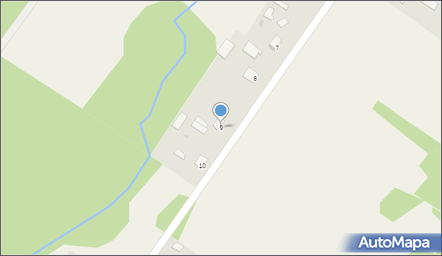 Bernacki Most, Bernacki Most, 9, mapa Bernacki Most