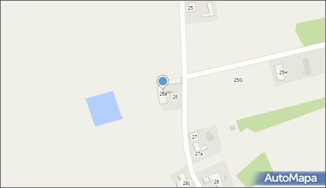 Besiekierz Nawojowy, Besiekierz Nawojowy, 26a, mapa Besiekierz Nawojowy