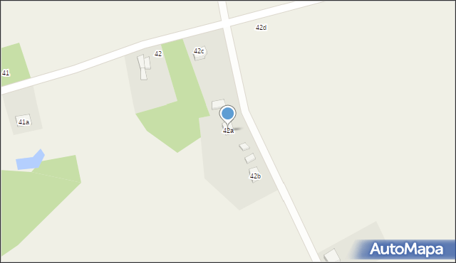 Besiekierz Rudny, Besiekierz Rudny, 42a, mapa Besiekierz Rudny