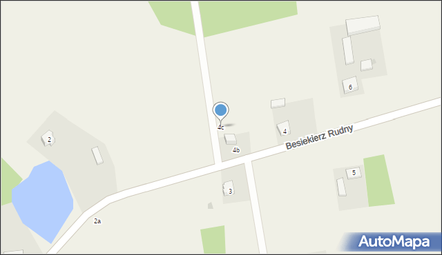 Besiekierz Rudny, Besiekierz Rudny, 4c, mapa Besiekierz Rudny