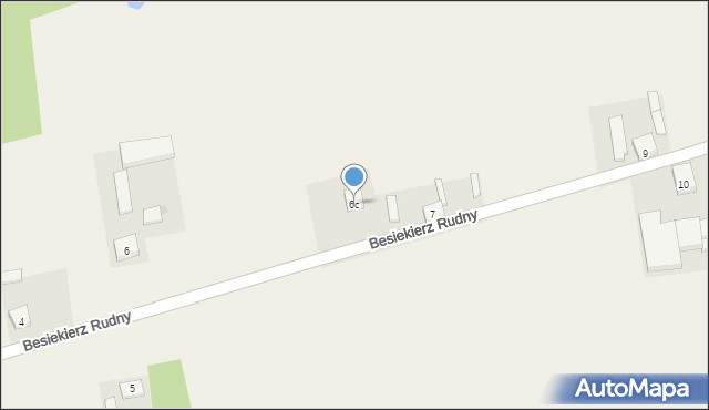 Besiekierz Rudny, Besiekierz Rudny, 6c, mapa Besiekierz Rudny