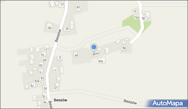 Bessów, Bessów, 40, mapa Bessów